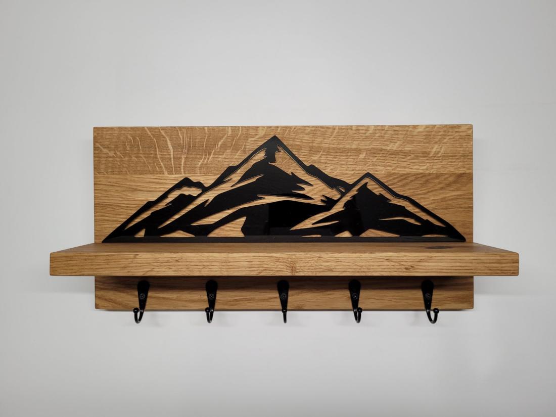 Porte Clé mural en bois
